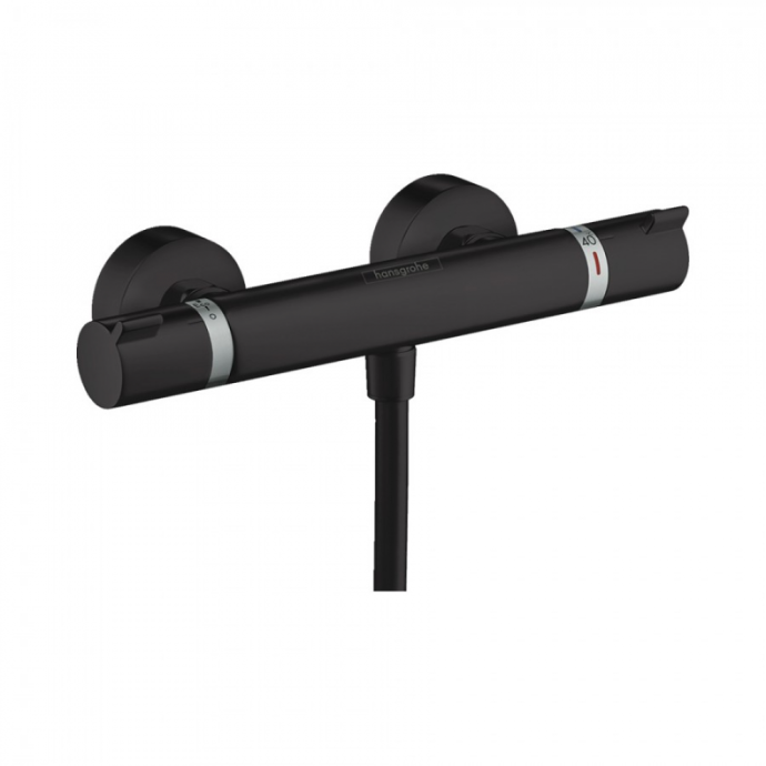 Смеситель для душа Hansgrohe Ecostat Comfort с термостатом черный матовый 13116670 - 0