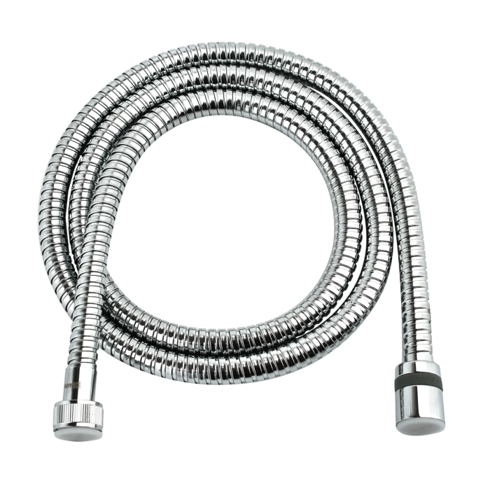 Душевой шланг Lemark LE8027S двухзагибный 0,9 м, сталь хромированная, пакет с подвесом - 0