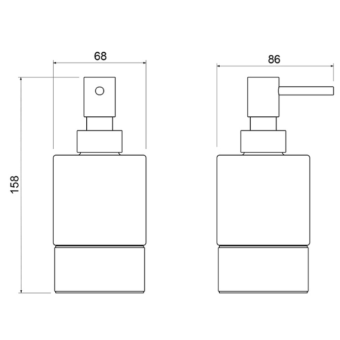Дозатор для жидкого мыла Timo Saona золото матовое 13239/17 - 1