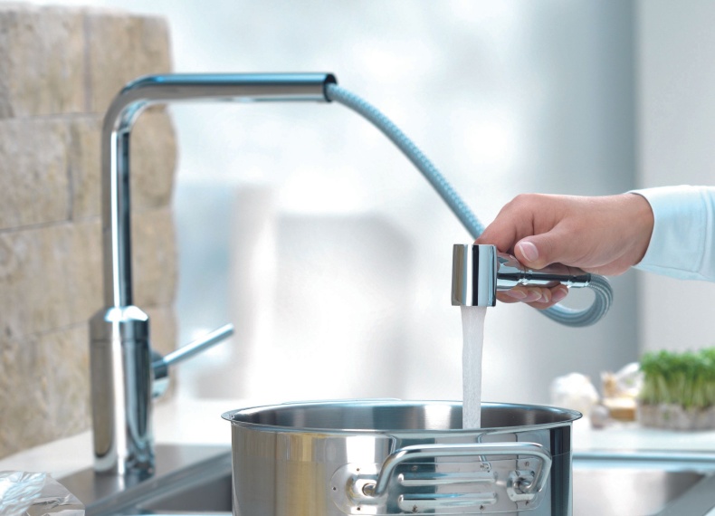 Смеситель Kludi L-ine 428210577 для кухонной мойки - 4