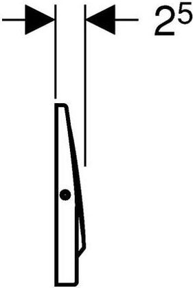 Кнопка смыва Geberit Mambo 115.751.00.1 - 2