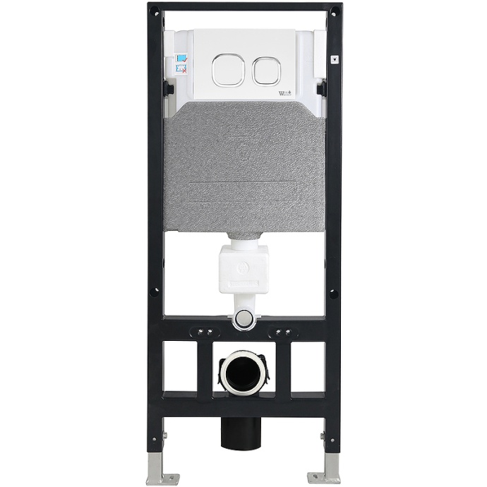 Система инсталляции WeltWasser WW AMBERG 506 WT с кнопкой смыва белый  10000008225 - 0