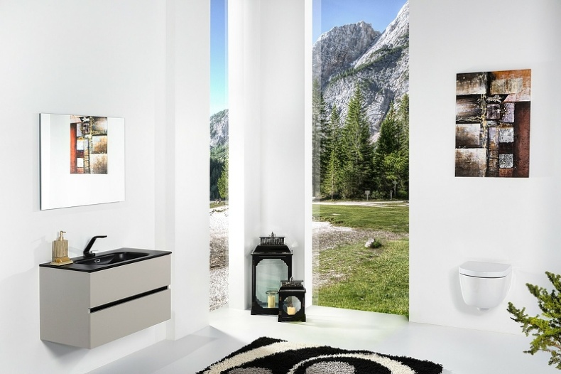 Тумба под раковину Armadi Art Vallessi 100 бежевый матовый 837-100-C mat - 2