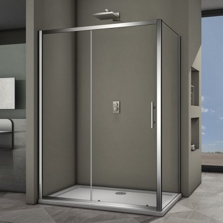 Душевой уголок Veconi Rovigo RV-063 150х90 профиль хром  RV063-15090PR-01-19C3 - 0