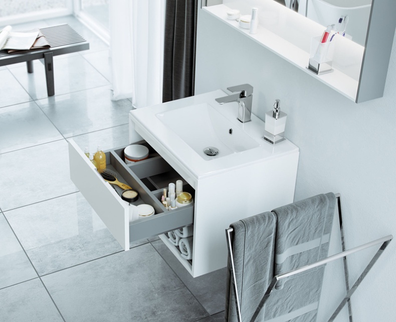 Тумба под раковину EXCELLENT Tuto 60 белый MLEX.0101.600.WHWH - 1