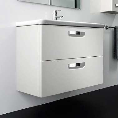 Тумба для комплекта Roca Gap 70 белая матовая ZRU9302733 - 0