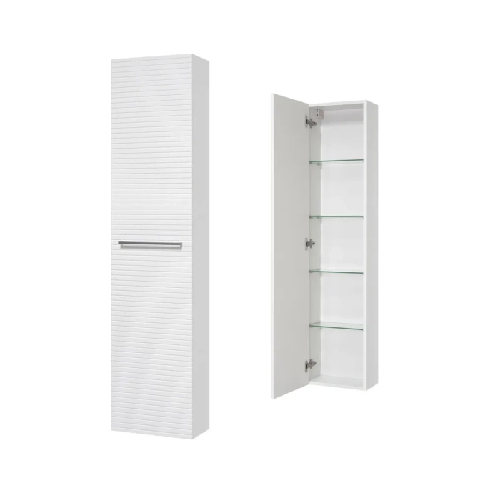 Шкаф-пенал Brevita Catania 35 левый белый  CAT-05035-074Л - 2