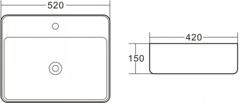 Раковина BelBagno BB1367 - 2