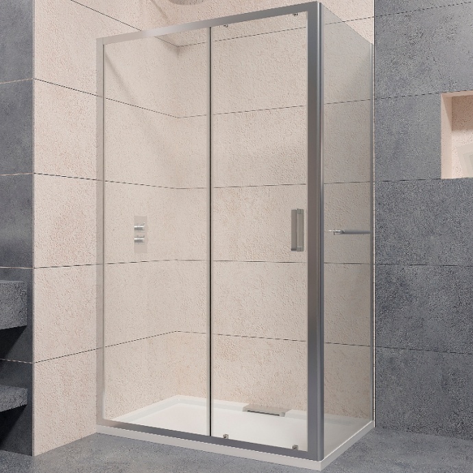 Душевой уголок RGW Passage PA-76-1 160х100 профиль хром стекло прозрачное 350876160-11 - 0