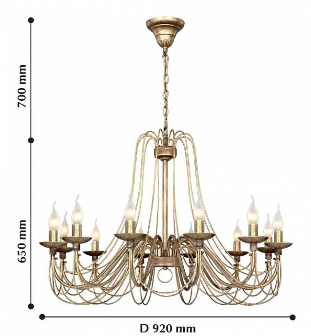 Подвесная люстра F-promo Chateau 2163-12P - 1