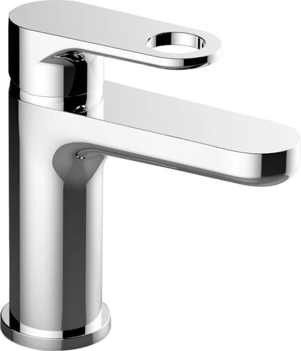 Смеситель одноручный (35мм) для умывальника монолитный, хром RS33-11U - 0