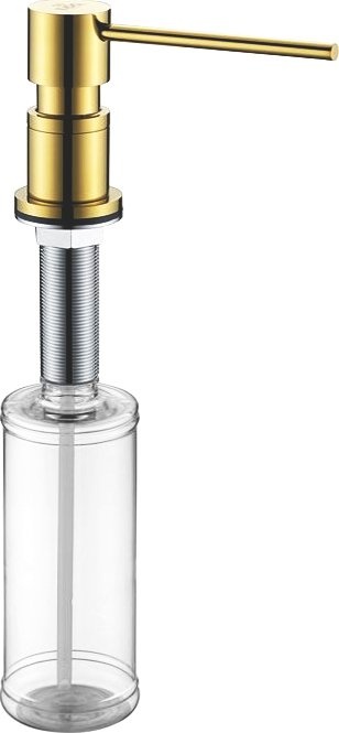 Дозатор для моющего средства Paulmark Kraft золото D003-G - 0