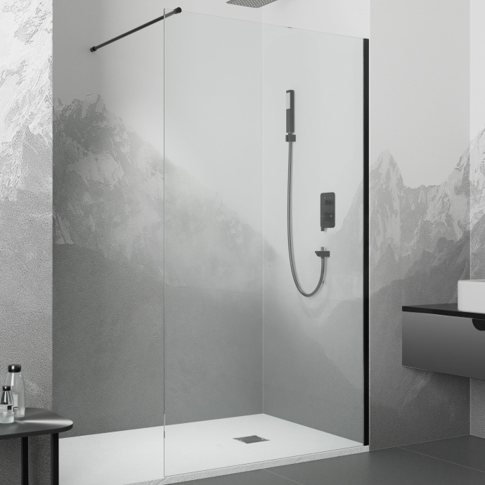 Душевая перегородка RGW WA-010-B 110x200, стекло прозрачное 351001011-14 - 0