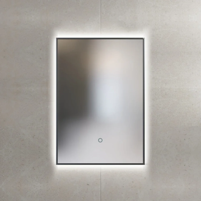 Зеркало Sanvit Панорама 50 с подсветкой черный zpan50bl - 0