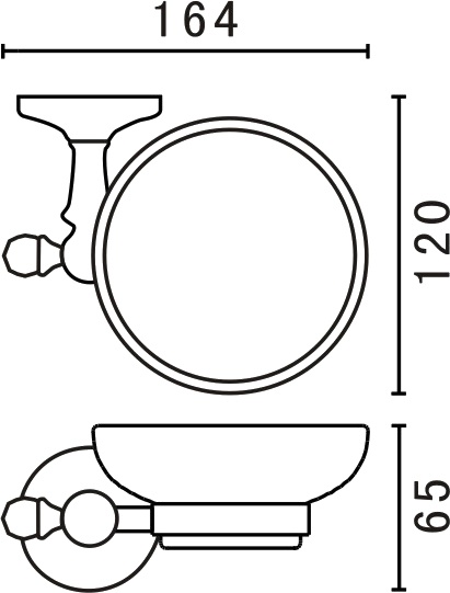 Мыльница Art&Max Antic AM-E-2699AL - 2