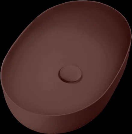 Раковина накладная Kerasan Nolita 60 бургундский матовый  534375 - 0