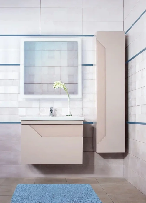 Шкаф-пенал Бриклаер Брайтон глиняный серый  4627125415753 - 1