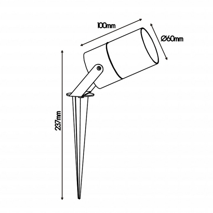 Ландшафтный светильник Mantra Quebec 8155 - 2