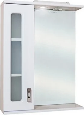 Зеркало-шкаф Onika Кристалл 58 L с подсветкой, белый  205817 - 0