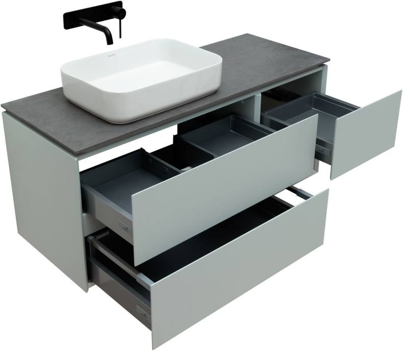 Тумба под раковину Allen Brau Infinity 120 L светло - зеленый матовый 1.21005.PWM - 6