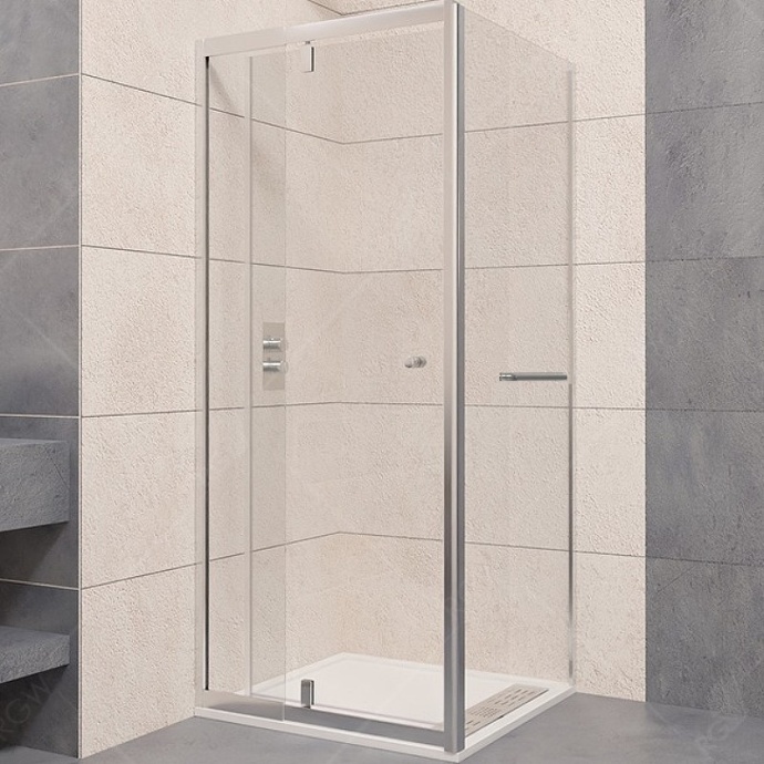 Душевой уголок RGW Passage PA-44-1 70х80 профиль хром стекло прозрачное 410844178-011 - 0