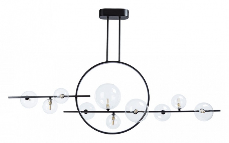 Подвесная светодиодная люстра Arte Lamp Saturn A7790SP-75BK - 0