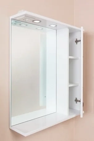 Зеркало-шкаф Onika Балтика 67 R с подсветкой белый 206704 - 2