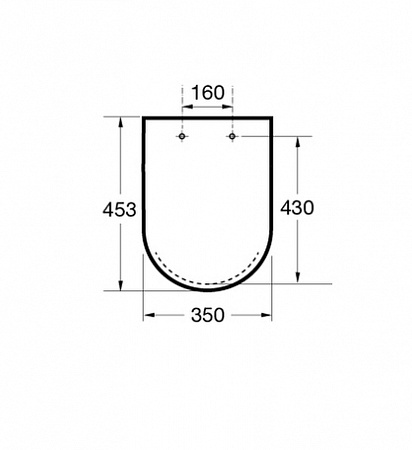 Сиденье для унитаза Roca Gap с системой микролифт, белый  801D12001 - 1