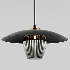 Подвесной светильник Eurosvet Kamari 50259/1 черный/дымчатый - 1