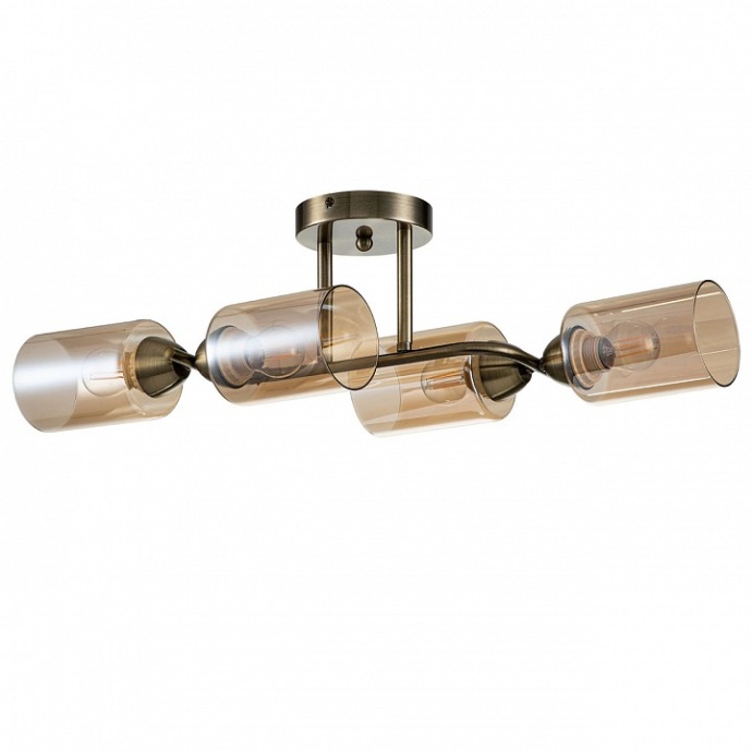Люстра на штанге Escada Bungarus 1110/4P Bronze - 0