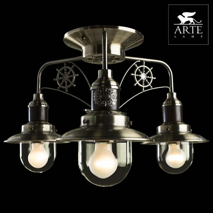 Потолочная люстра Arte Lamp Sailor A4524PL-3AB - 1