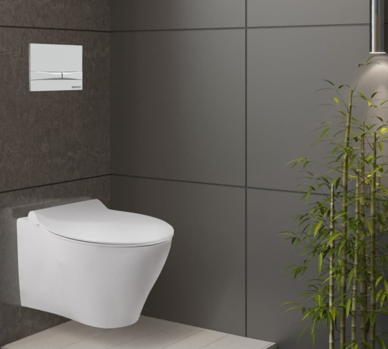 Кнопка смыва Berges Wasserhaus Novum F1 белый, глянец 040051 - 3