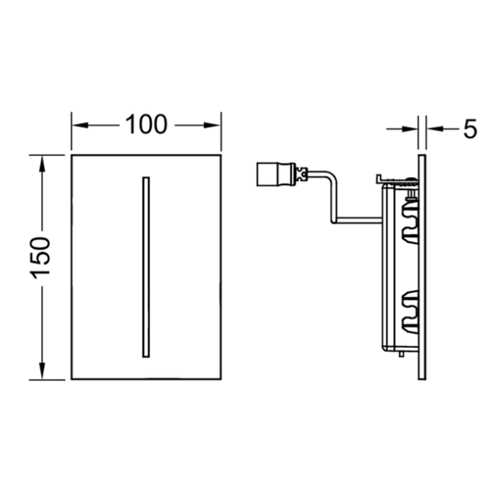 TECEfilo-Solid, 7,2 В, белый матовый 9242038 - 1