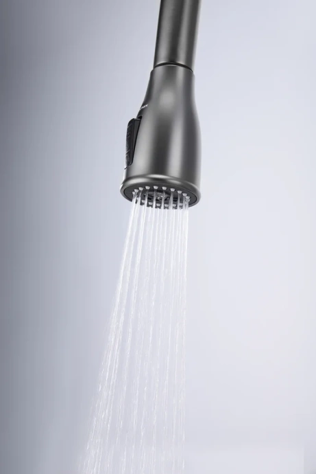 Смеситель для кухни Paulmark Lange темный хром La214212-GM - 18