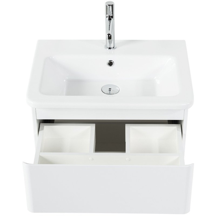 Тумба с раковиной BelBagno Albano 50 белый - 4