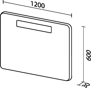 Зеркало в ванную Sanvit Модерн 120 см  zmodern120 - 4