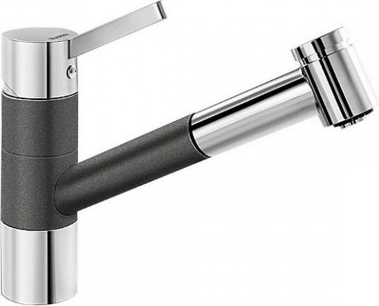 Смеситель для кухонной мойки Blanco Tivo серый, хром  518798 - 0