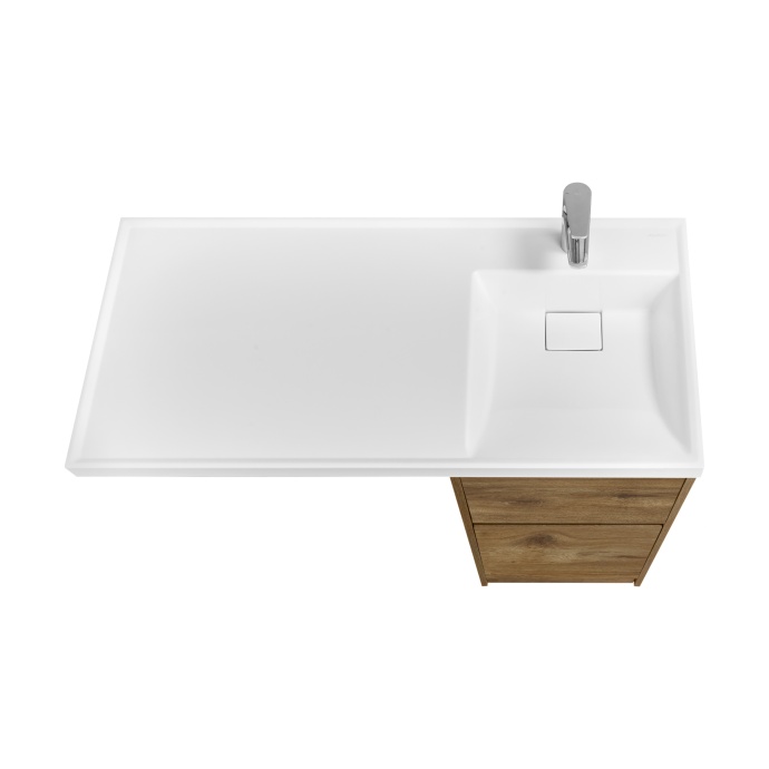 Тумба под раковину без фасада Aquaton Лондри 40 светлое дерево 1A267001LHDR0 - 3