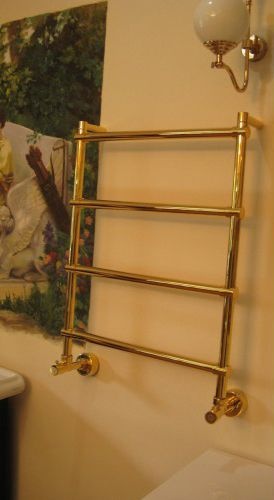 Полотенцесушитель водяной Margaroli Sole 442-4 золото 4424704GON - 1