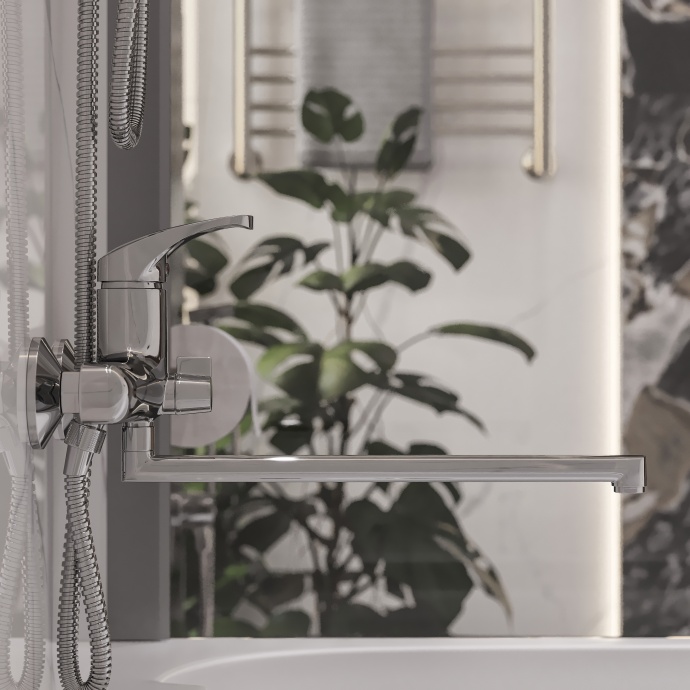 Универсальный смеситель DIWO Коломна KL-07cr - 2