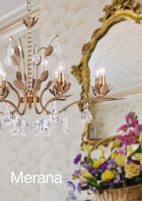 Подвесная люстра Arti Lampadari Merana Merana E 1.1.8 AG - 2