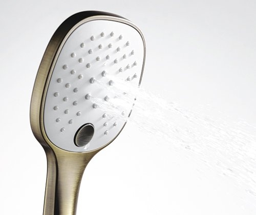 Душевая лейка Wasserkraft A050 светлая бронза - 2