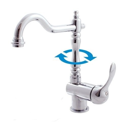 Смеситель для кухонной мойки Rav Slezak Labe хром  L008.5/8 - 0