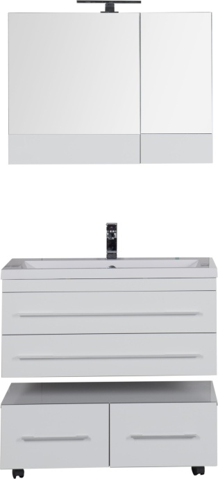 Тумба для комплекта Aquanet Верона 90 подвесная белая 172335 - 24