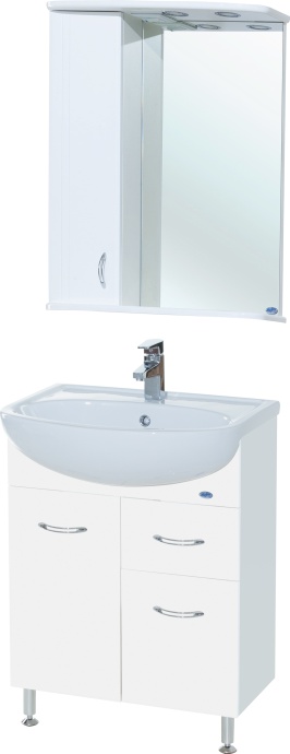 Тумба для комплекта Bellezza Уют 60 1 ящик белая 4635009110014 - 1