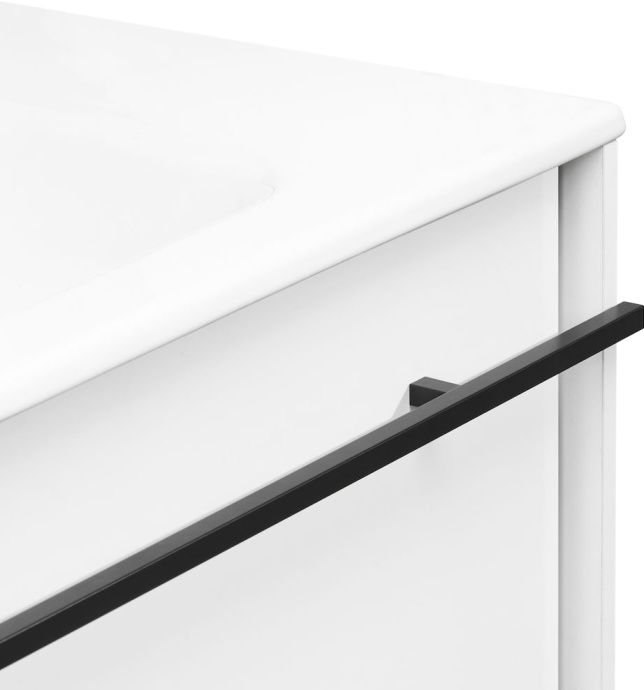 Тумба для комплекта Roca Aneto 60 белая, черная 857429806 - 6