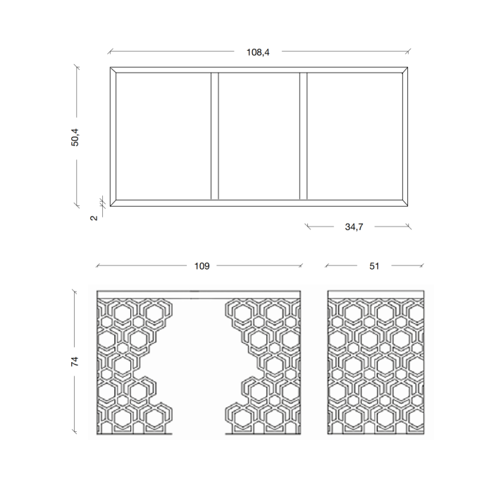 Консоль под раковину Armadi Art Aura 110 золото 891-G - 6