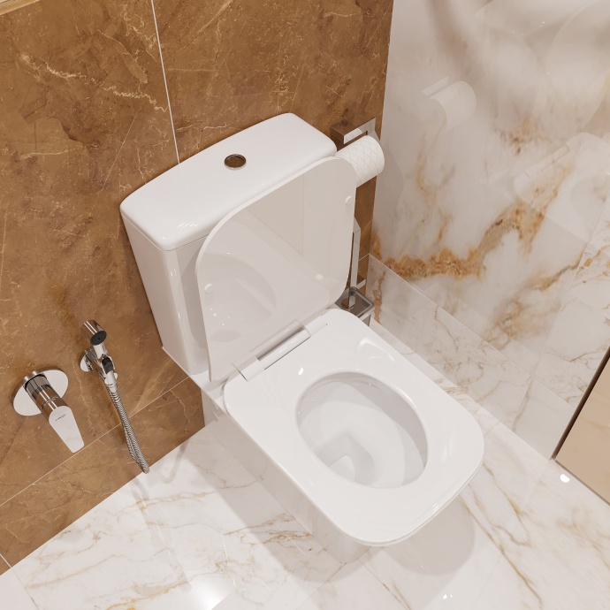 Унитаз-компакт STWORKI Дублин SETK3504-0316 безободковый, с микролифтом SETK3504-0316-001-1-6200 - 3