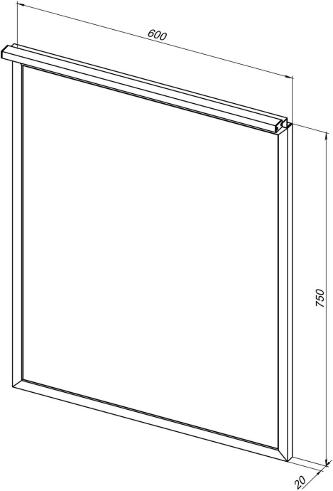 Зеркало Allen Brau Priority 60 с подсветкой медь матовый 1.31013.60 - 3