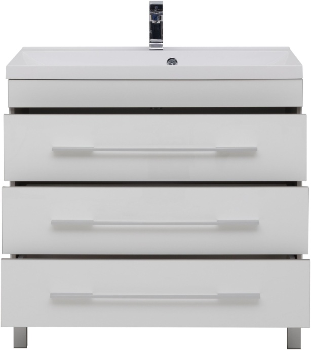 Тумба с раковиной Aquanet Верона 90 белая - 4